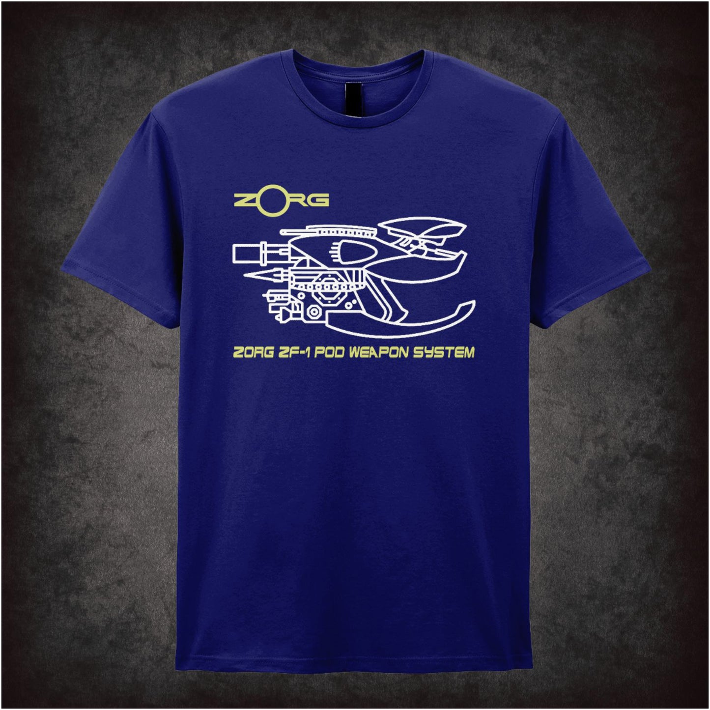 Zorg Industries Weapons System – Cult Sci-Fi Graphic T-Shirt