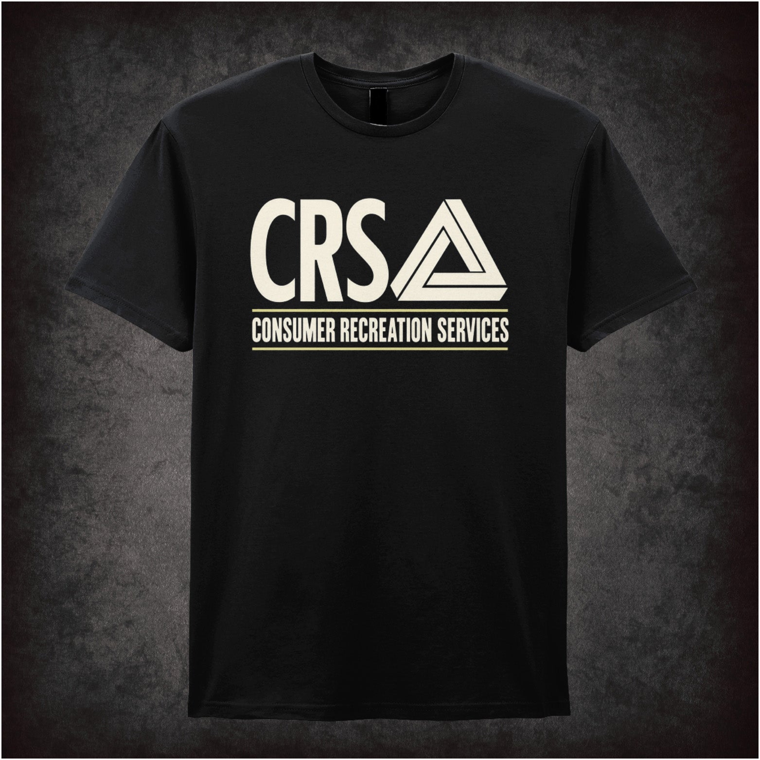 CRS Consumer Recreation Services logo T-shirt in black from The Game