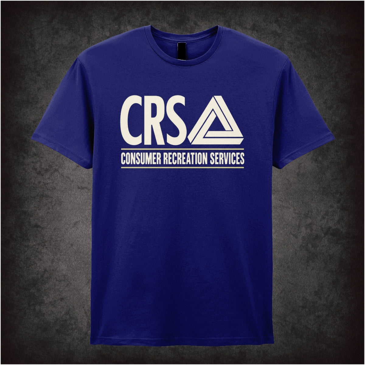 CRS Consumer Recreation Services logo T-shirt in navy from The Game