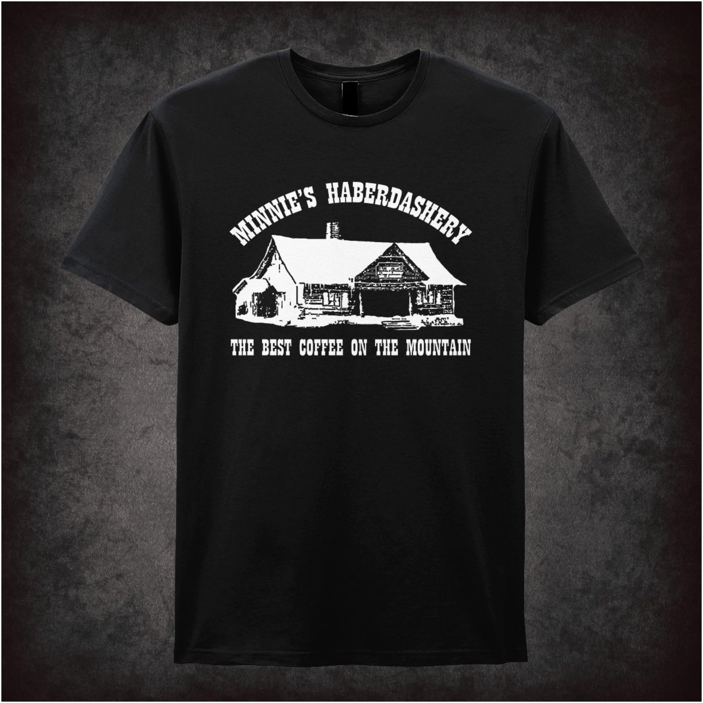 Minnie’s Haberdashery: Best Coffee on the Mountain – Cult Western Graphic T-Shirt