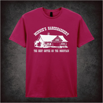 Minnie’s Haberdashery: Best Coffee on the Mountain – Cult Western Graphic T-Shirt