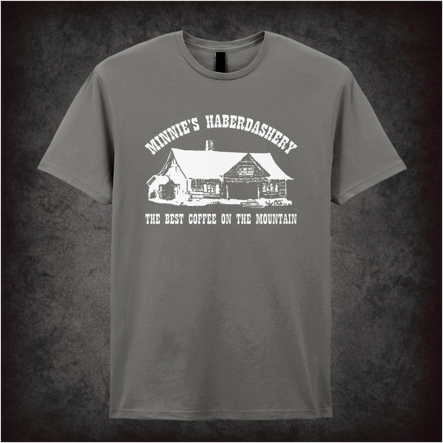 Minnie’s Haberdashery: Best Coffee on the Mountain – Cult Western Graphic T-Shirt