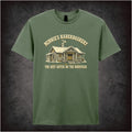 MINNIE'S HABERDASHERY BEST COFFEE ON THE MOUNTAIN T-SHIRT