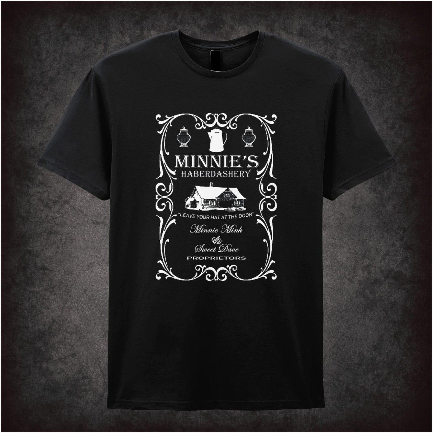 Minnie’s Haberdashery – Cult Western Graphic T-Shirt