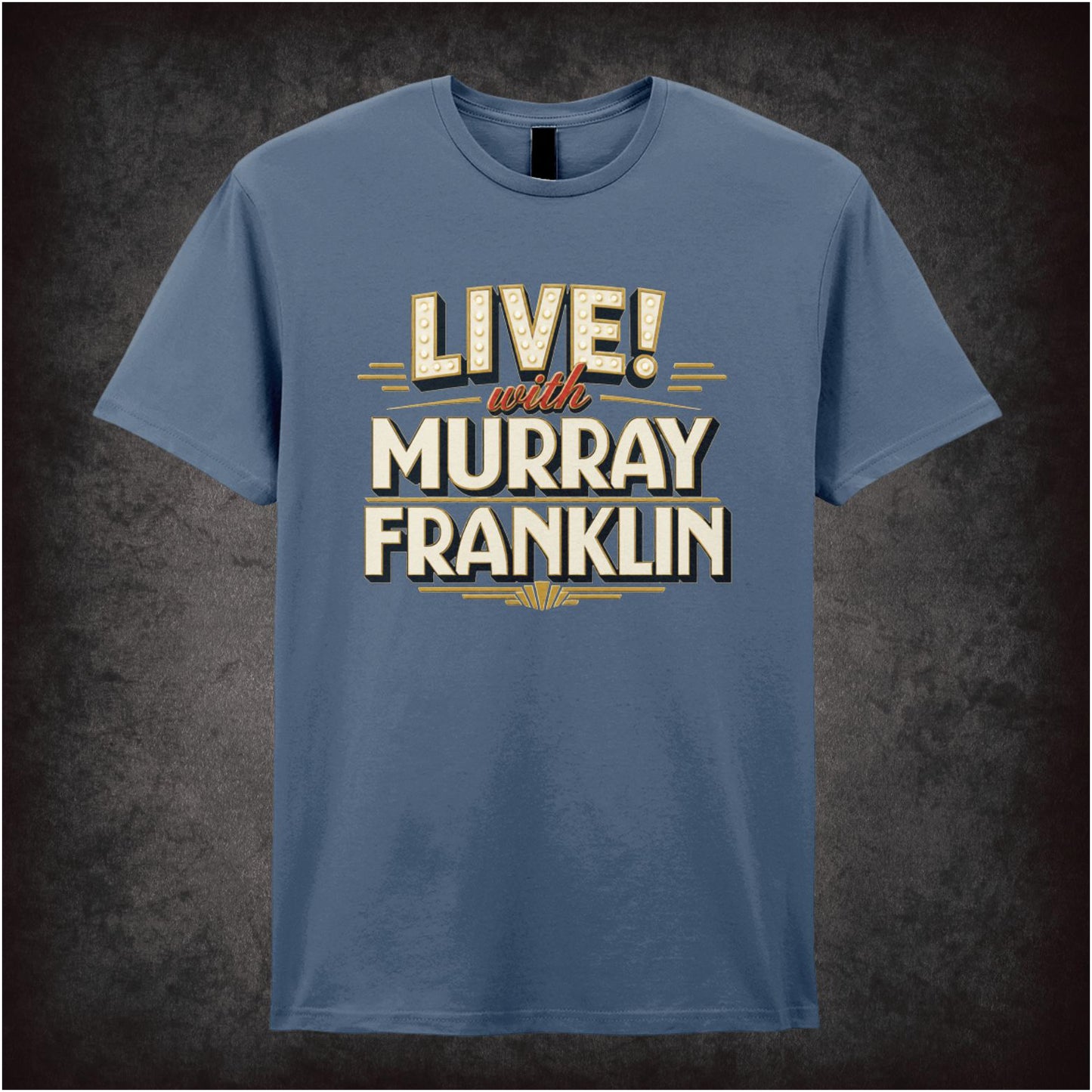 ‘Live with Murray Franklin’ text T-shirt from Joker