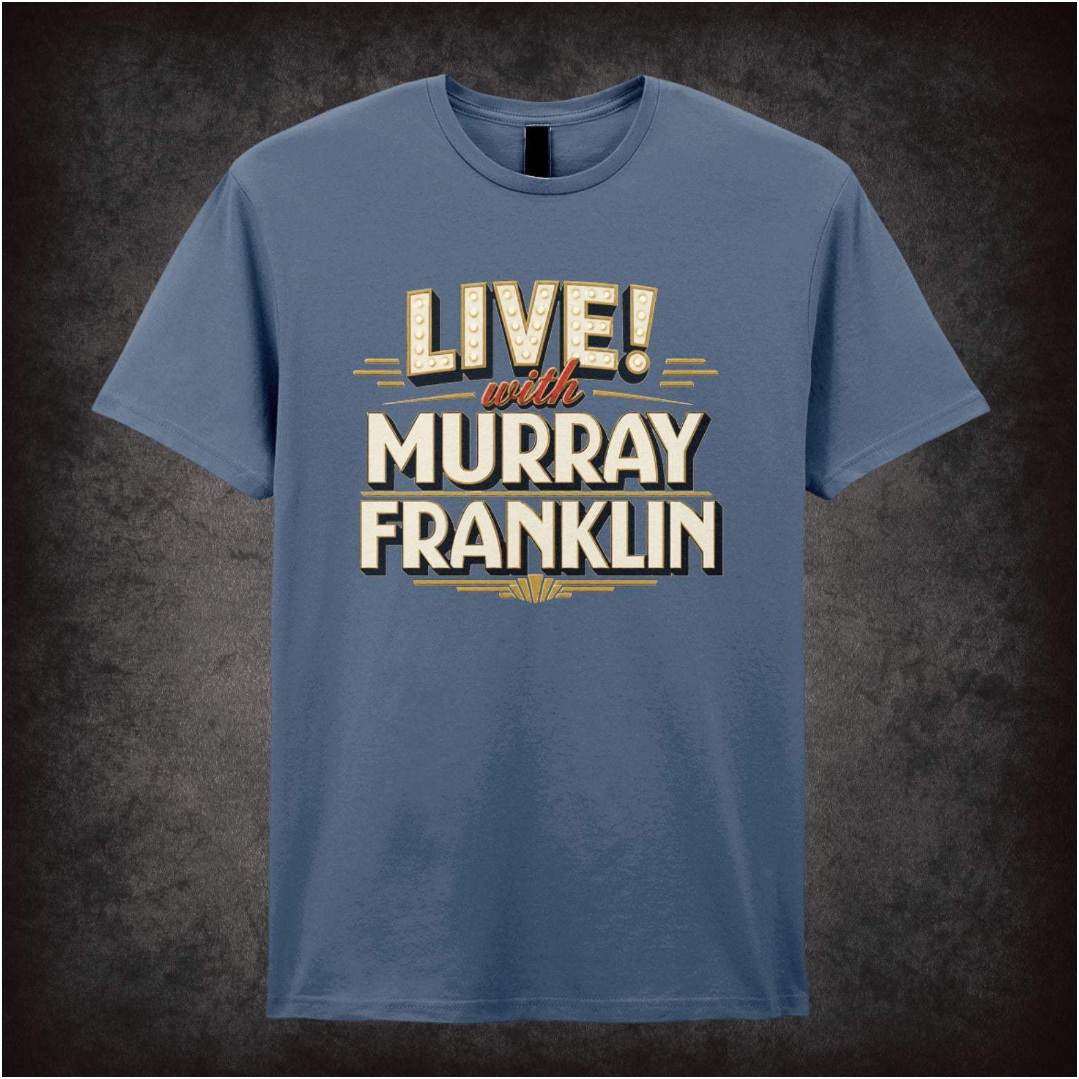 ‘Live with Murray Franklin’ text T-shirt from Joker