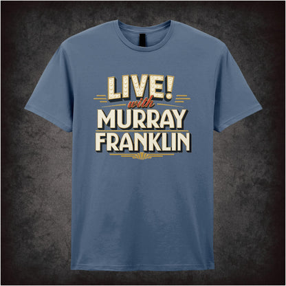 ‘Live with Murray Franklin’ text T-shirt from Joker