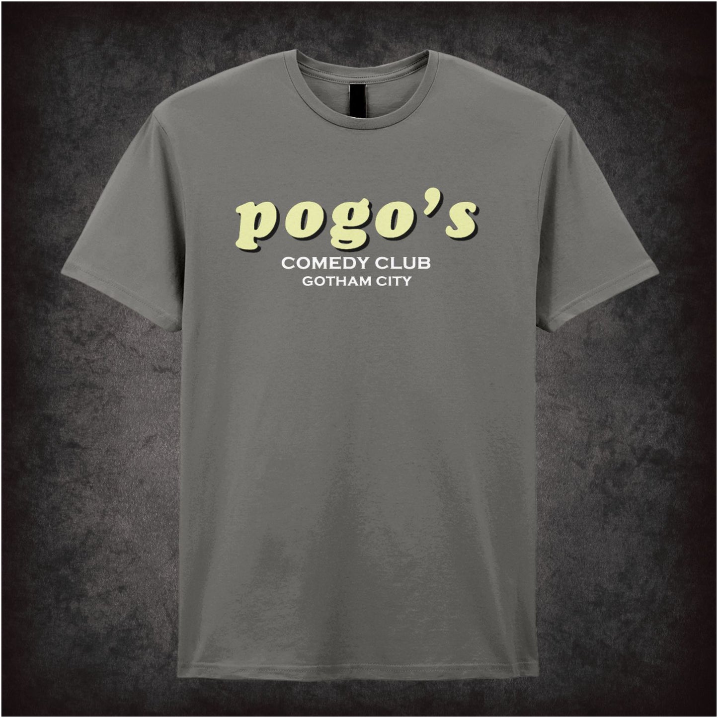 Pogo’s Comedy Club, Gotham City – Softstyle Unisex Graphic T-Shirt