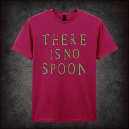There Is No Spoon – Cult Sci-Fi Graphic T-Shirt