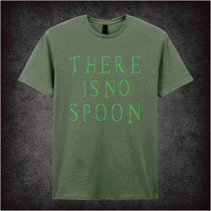There Is No Spoon – Cult Sci-Fi Graphic T-Shirt