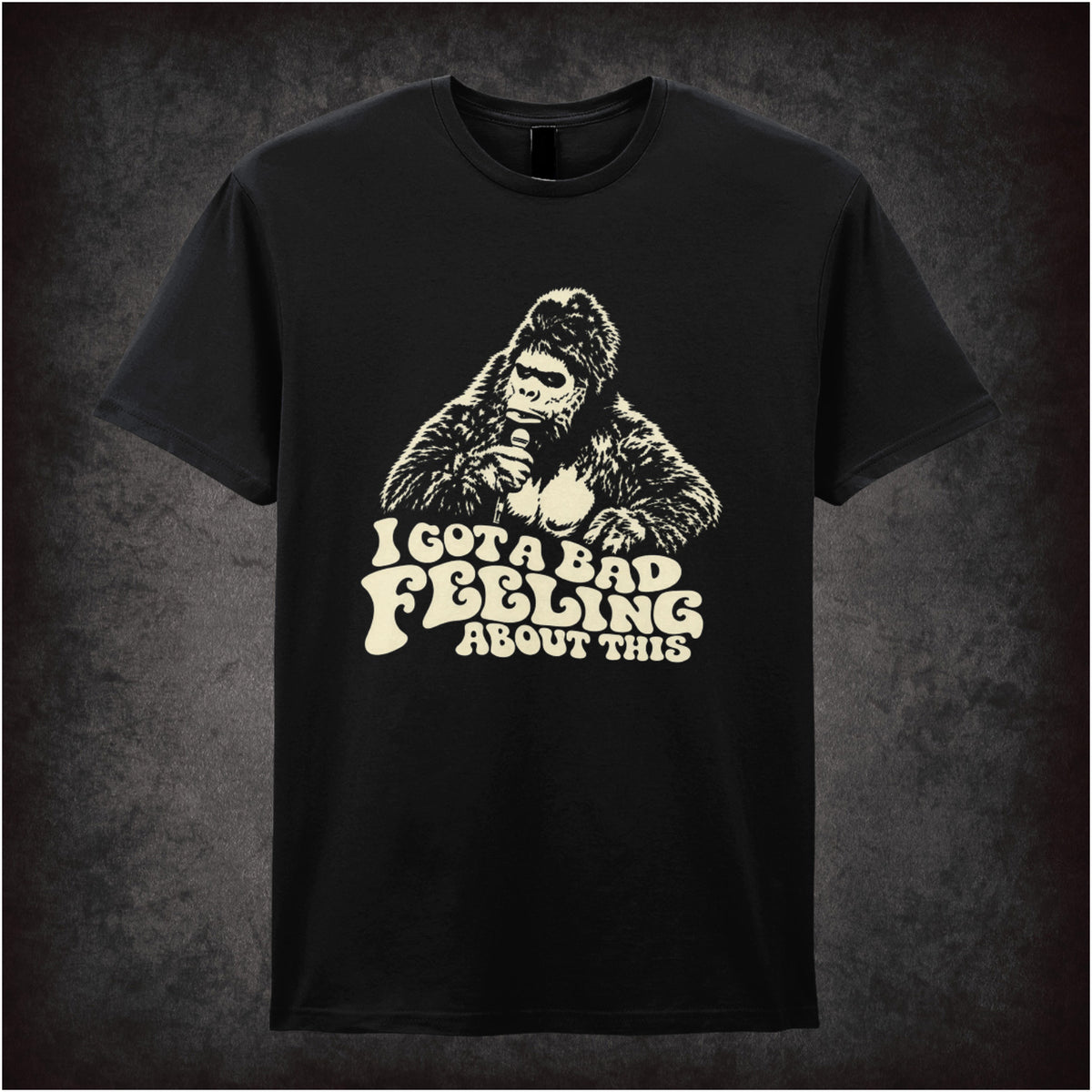 “Bollo ‘I got a bad feeling about this’ T-shirt in black from The Mighty Boosh”