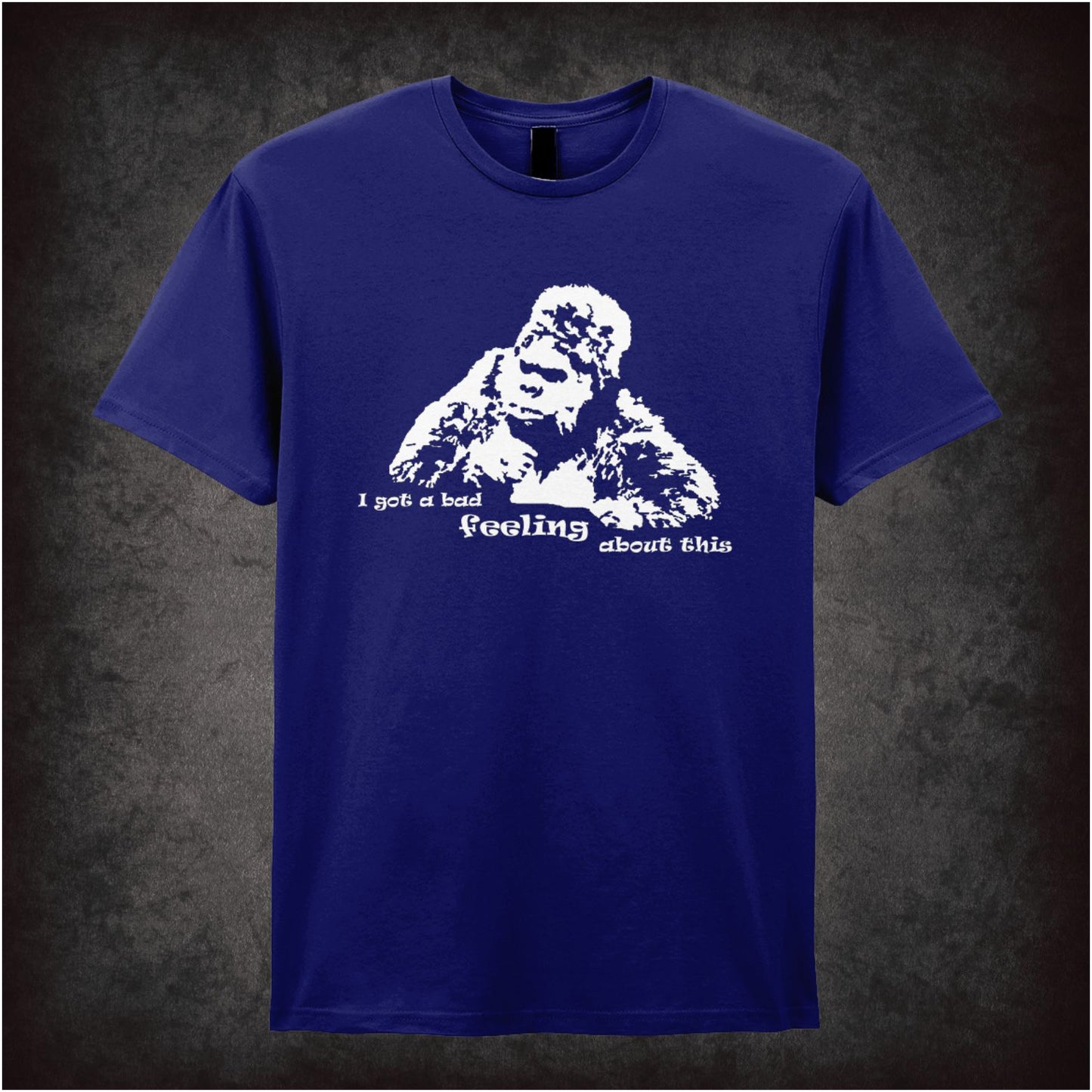“Bollo ‘I got a bad feeling about this’ T-shirt from The Mighty Boosh”