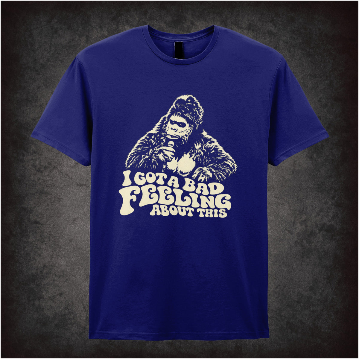 “Bollo ‘I got a bad feeling about this’ T-shirt in navy from The Mighty Boosh”