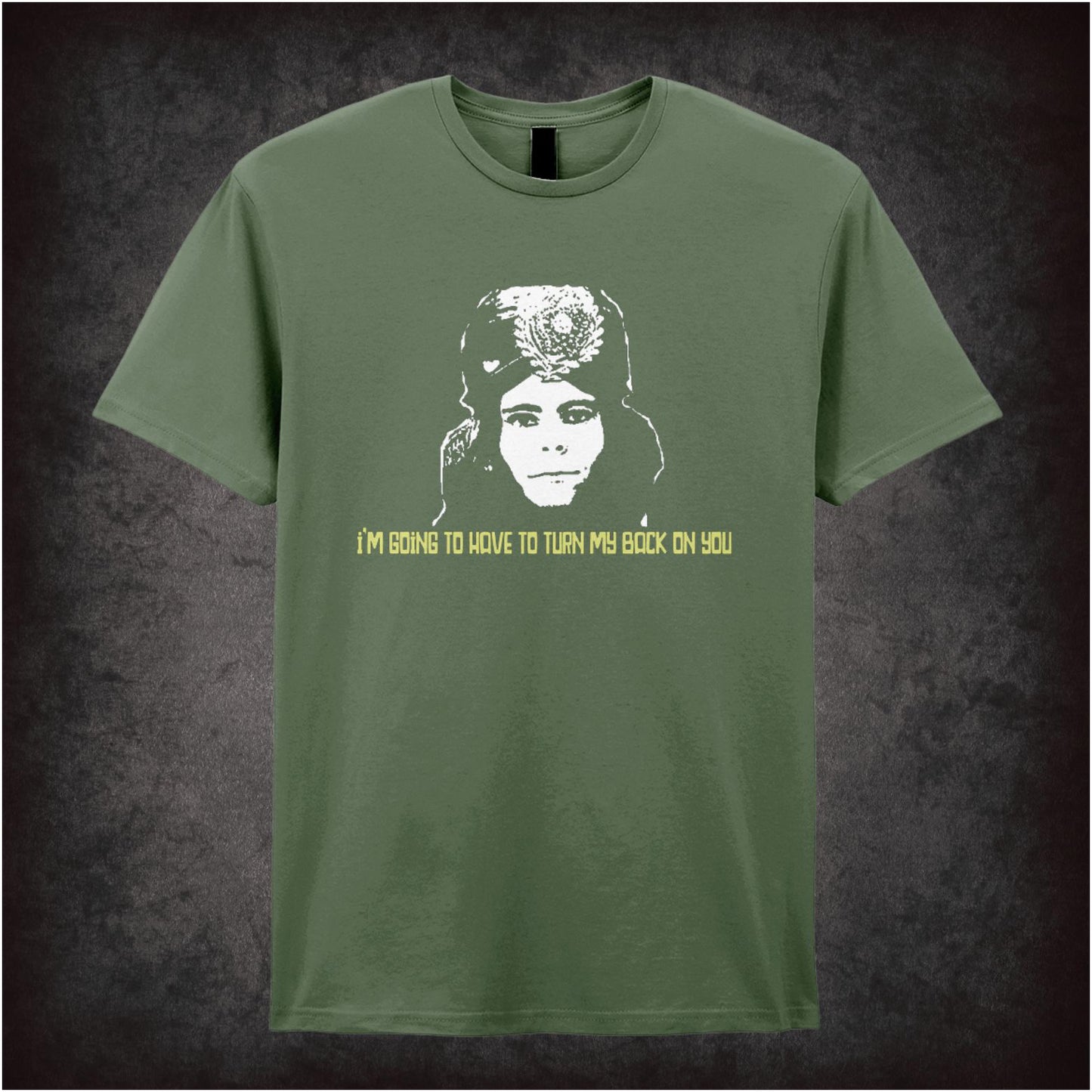 “Naboo ‘I’m going to have to turn my back on you’ T-shirt from The Mighty Boosh”