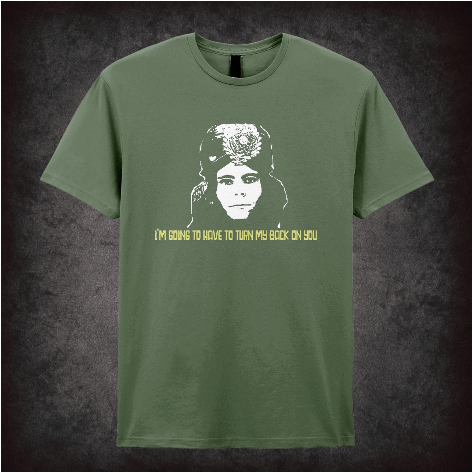 “Naboo ‘I’m going to have to turn my back on you’ T-shirt from The Mighty Boosh”