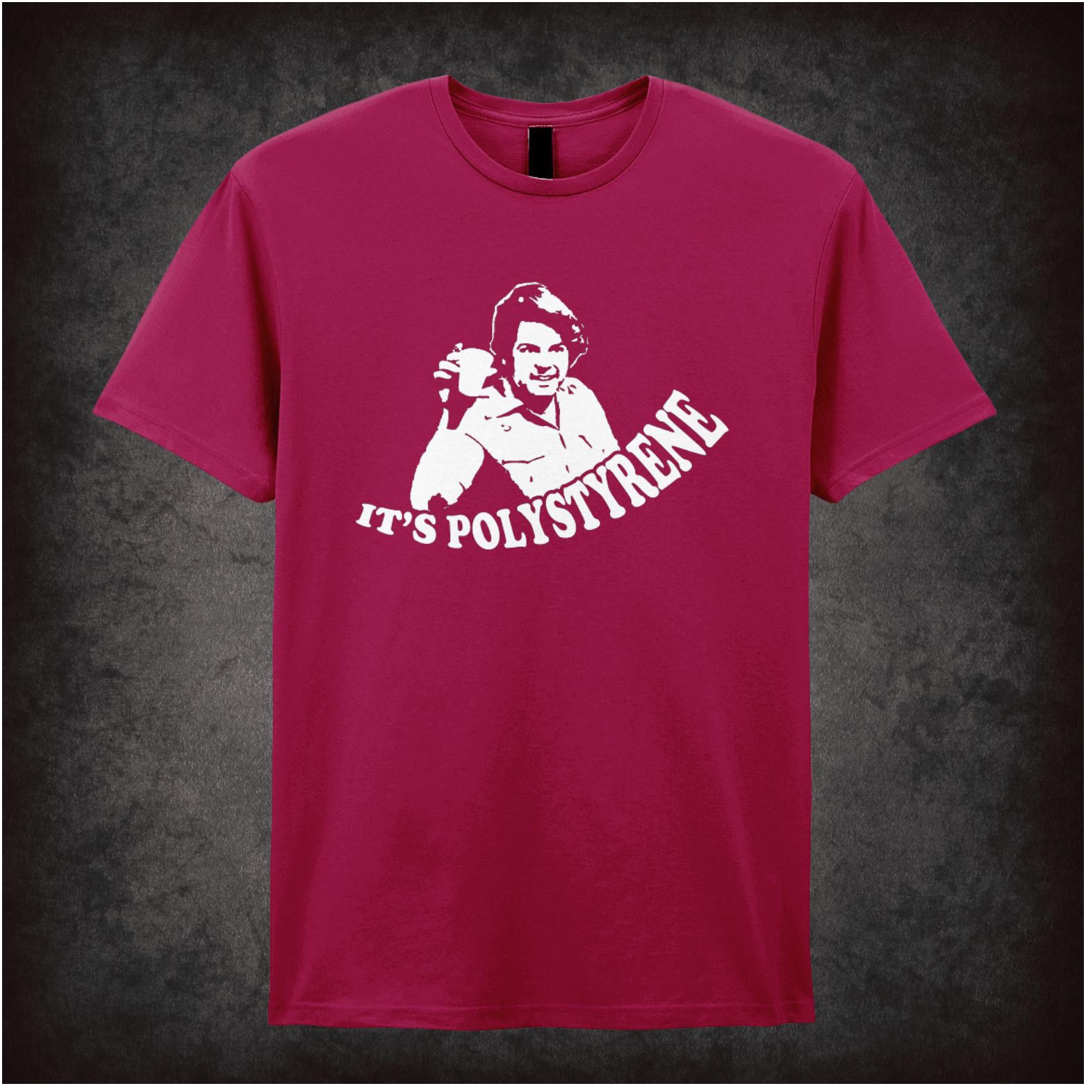 “Bob Fossil ‘It’s polystyrene’ T-shirt from The Mighty Boosh”