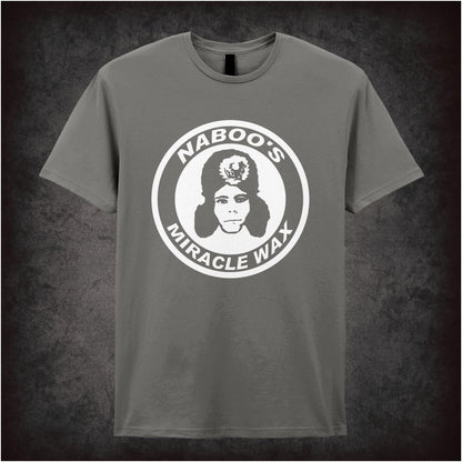 Naboo’s Miracle Wax – Cult British Comedy Graphic T-Shirt