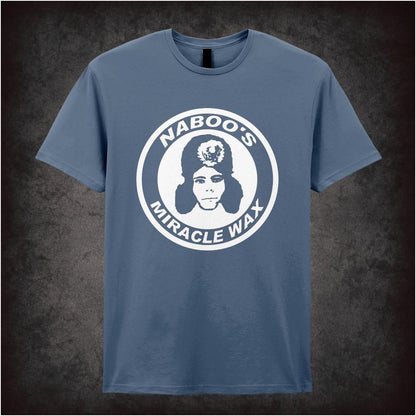Naboo’s Miracle Wax – Cult British Comedy Graphic T-Shirt