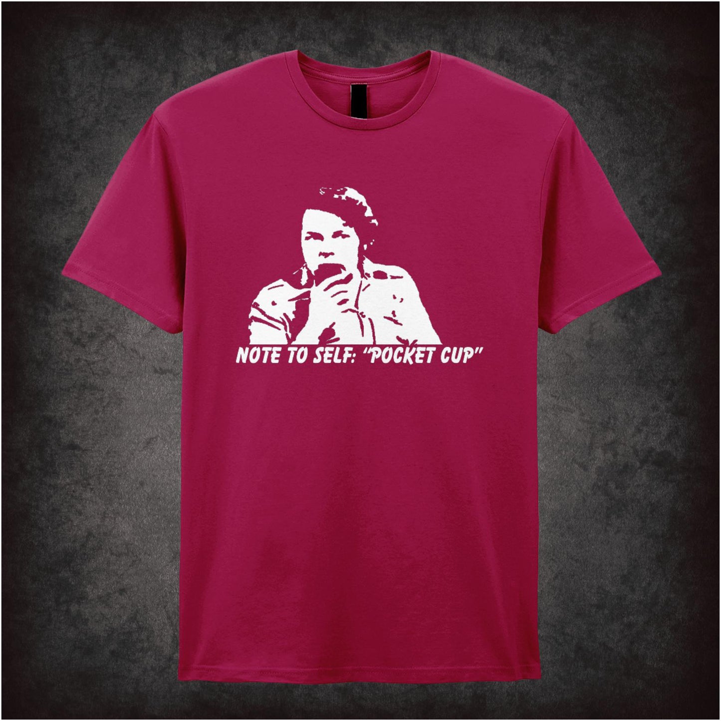 Note To Self: Pocket Cup – Cult British Comedy Graphic T-Shirt
