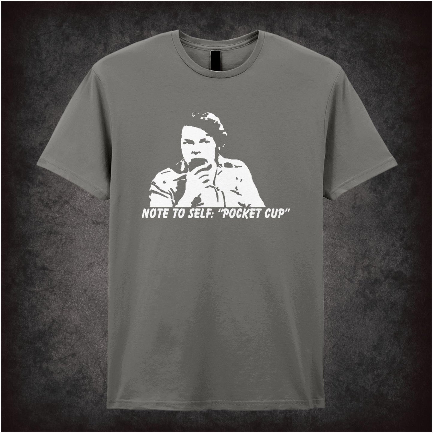 Note To Self: Pocket Cup – Cult British Comedy Graphic T-Shirt