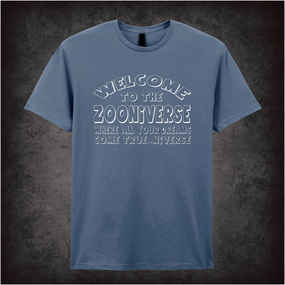 Welcome To The Zooniverse – Cult British Comedy Graphic T-Shirt
