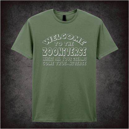 Welcome To The Zooniverse – Cult British Comedy Graphic T-Shirt