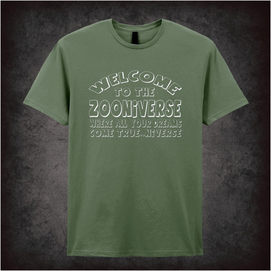 Welcome To The Zooniverse – Cult British Comedy Graphic T-Shirt