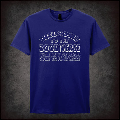 Welcome To The Zooniverse – Cult British Comedy Graphic T-Shirt