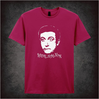 Birdie Num Num – Cult Comedy Graphic T-Shirt