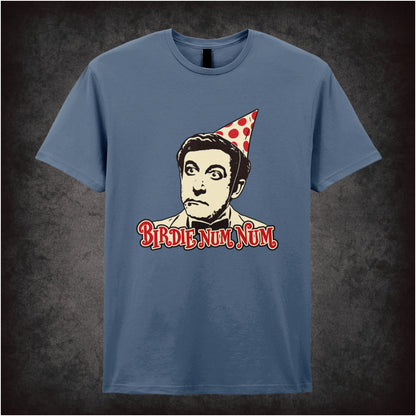 ‘Birdie num num’ Hrundi V. Bakshi T-shirt in indigo from The Party