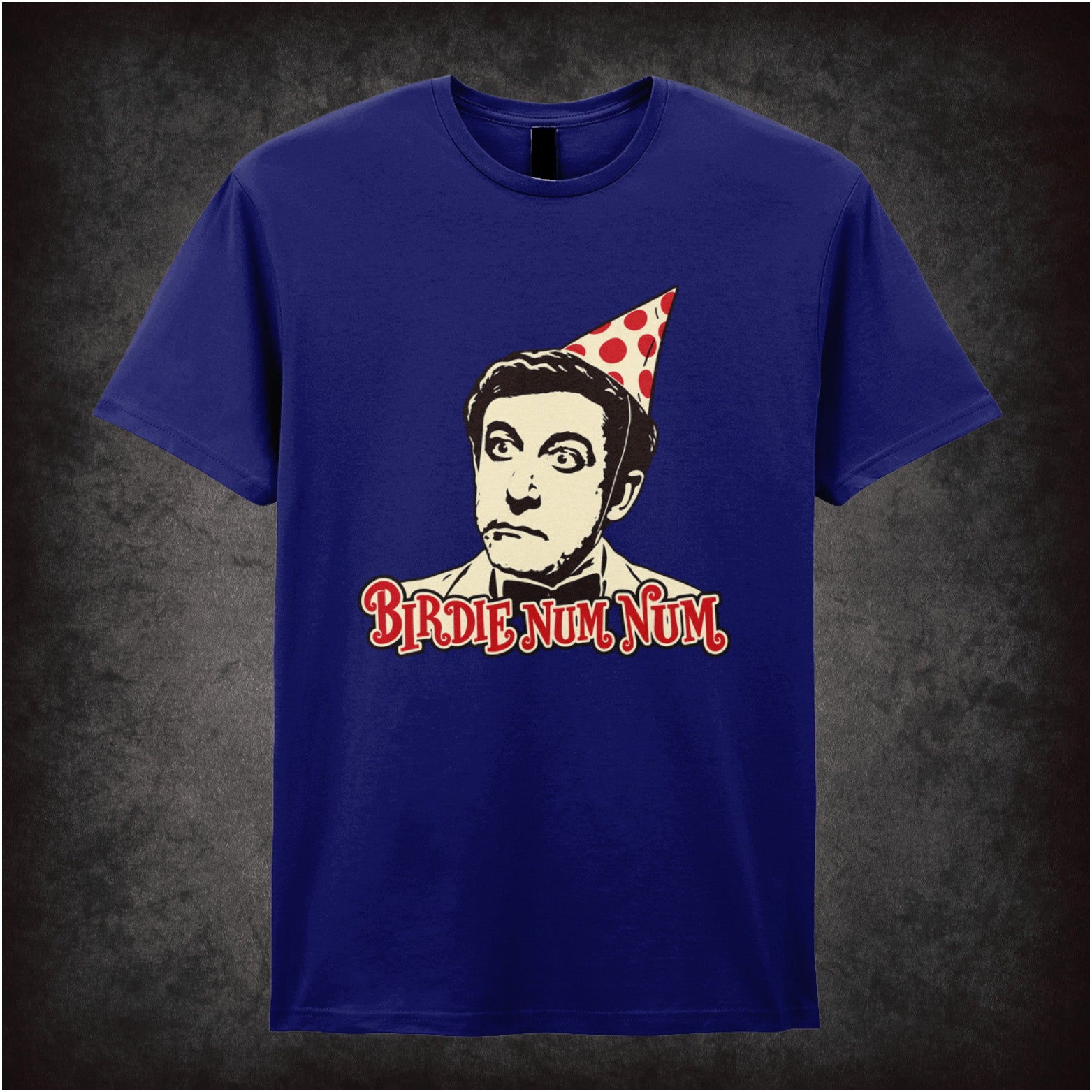 ‘Birdie num num’ Hrundi V. Bakshi T-shirt in navy from The Party