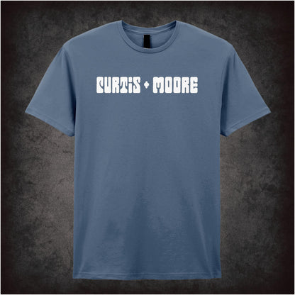 “Curtis & Moore T-shirt from The Persuaders!”