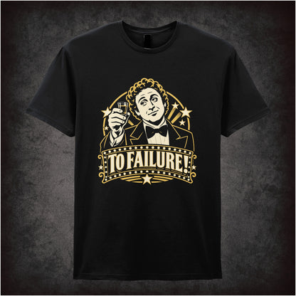 Leo Bloom To Failure T-shirt in black from The Producers