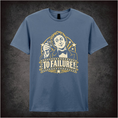 Leo Bloom To Failure T-shirt in indigo from The Producers