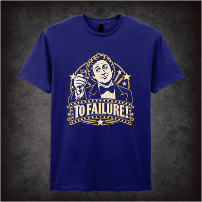 Leo Bloom To Failure T-shirt in navy from The Producers