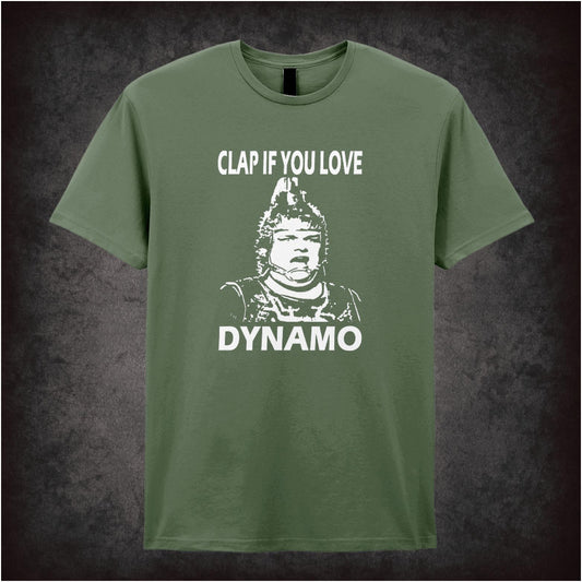 ‘Clap if you love Dynamo’ T-shirt from The Running Man