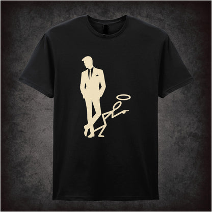 “‘The Saint’ silhouette logo T-shirt in black from The Saint”