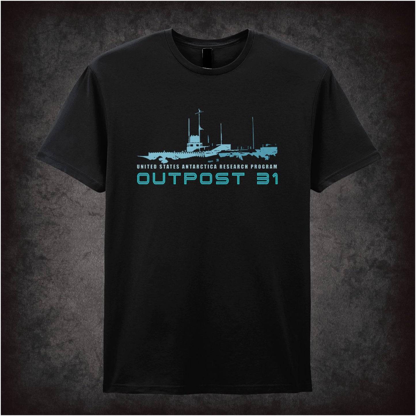 outpost 31 The Thing inspired unisex T-shirt with graphic design