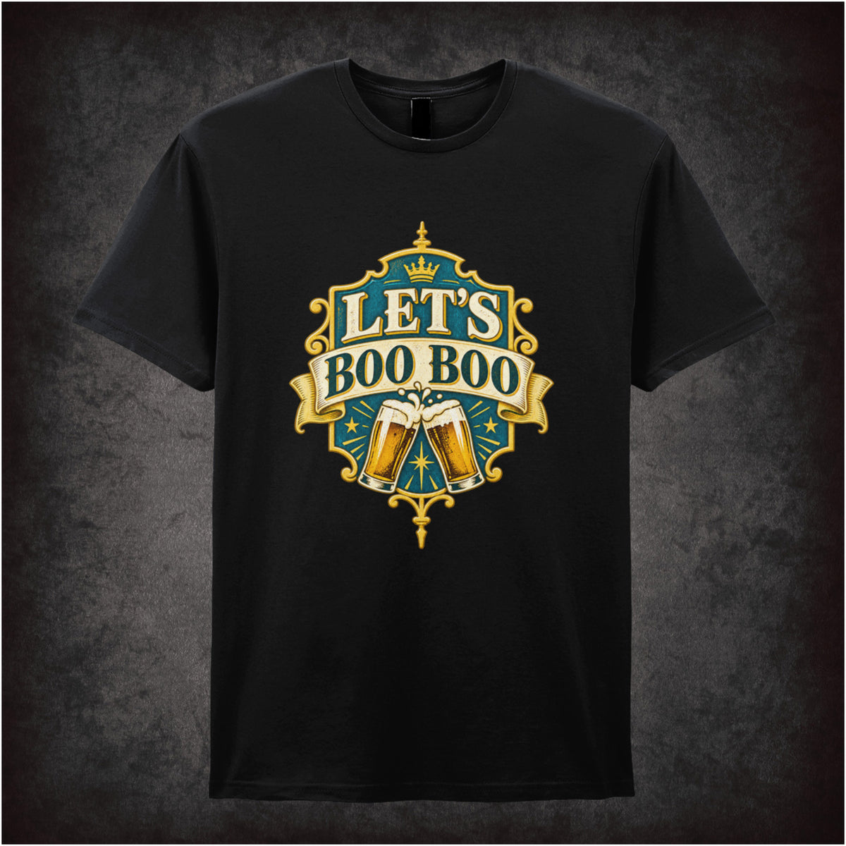 ‘Let's Boo Boo’ quote T-shirt in black from The Worlds End