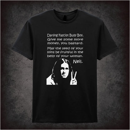 Darling Fascist Bully Boy – Cult British Comedy Graphic T-Shirt