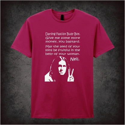 Darling Fascist Bully Boy – Cult British Comedy Graphic T-Shirt