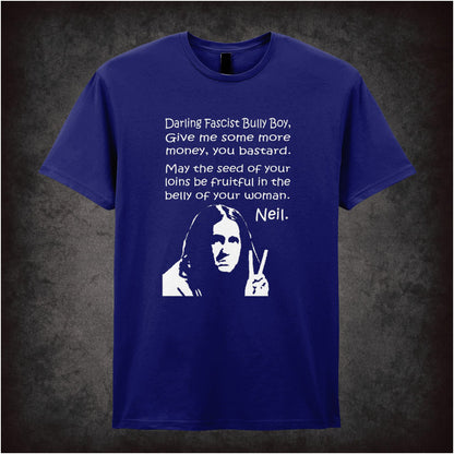 Darling Fascist Bully Boy – Cult British Comedy Graphic T-Shirt