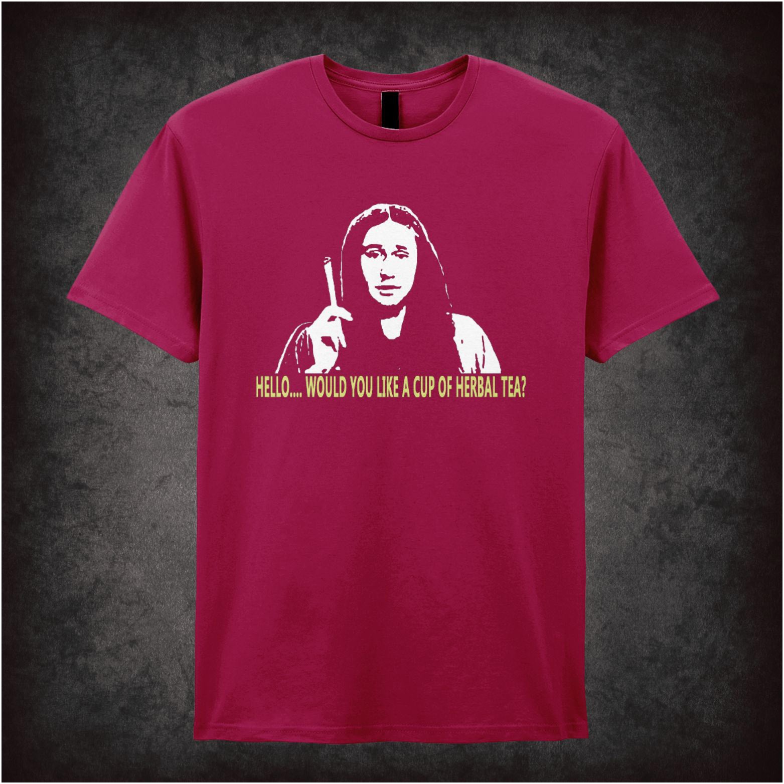 Neil “Hello… Would You Like a Cup of Herbal Tea?” T-shirt from The Young Ones