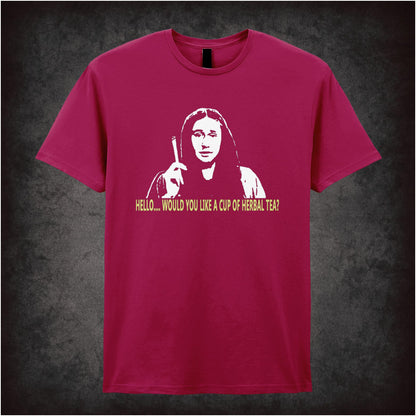 Neil “Hello… Would You Like a Cup of Herbal Tea?” T-shirt from The Young Ones