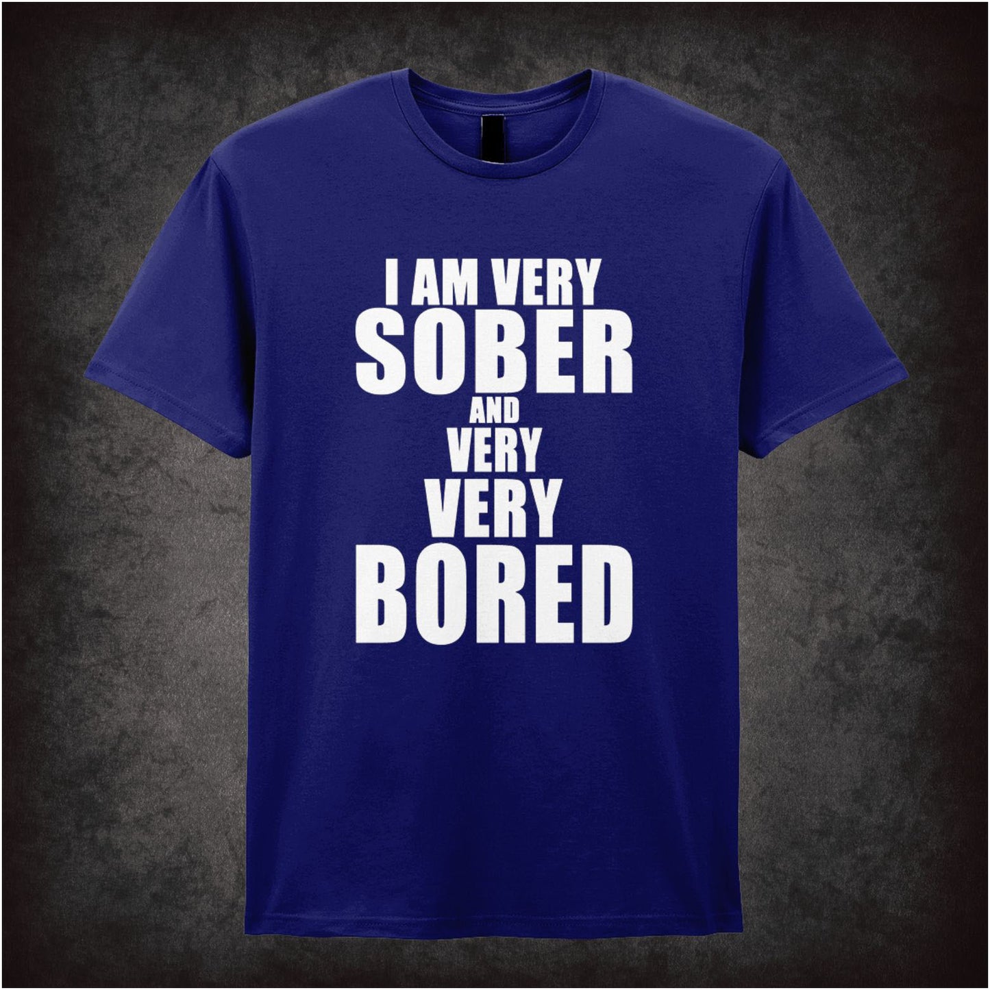 I’m Very Sober And Very Very Bored – Cult British Comedy Graphic T-Shirt