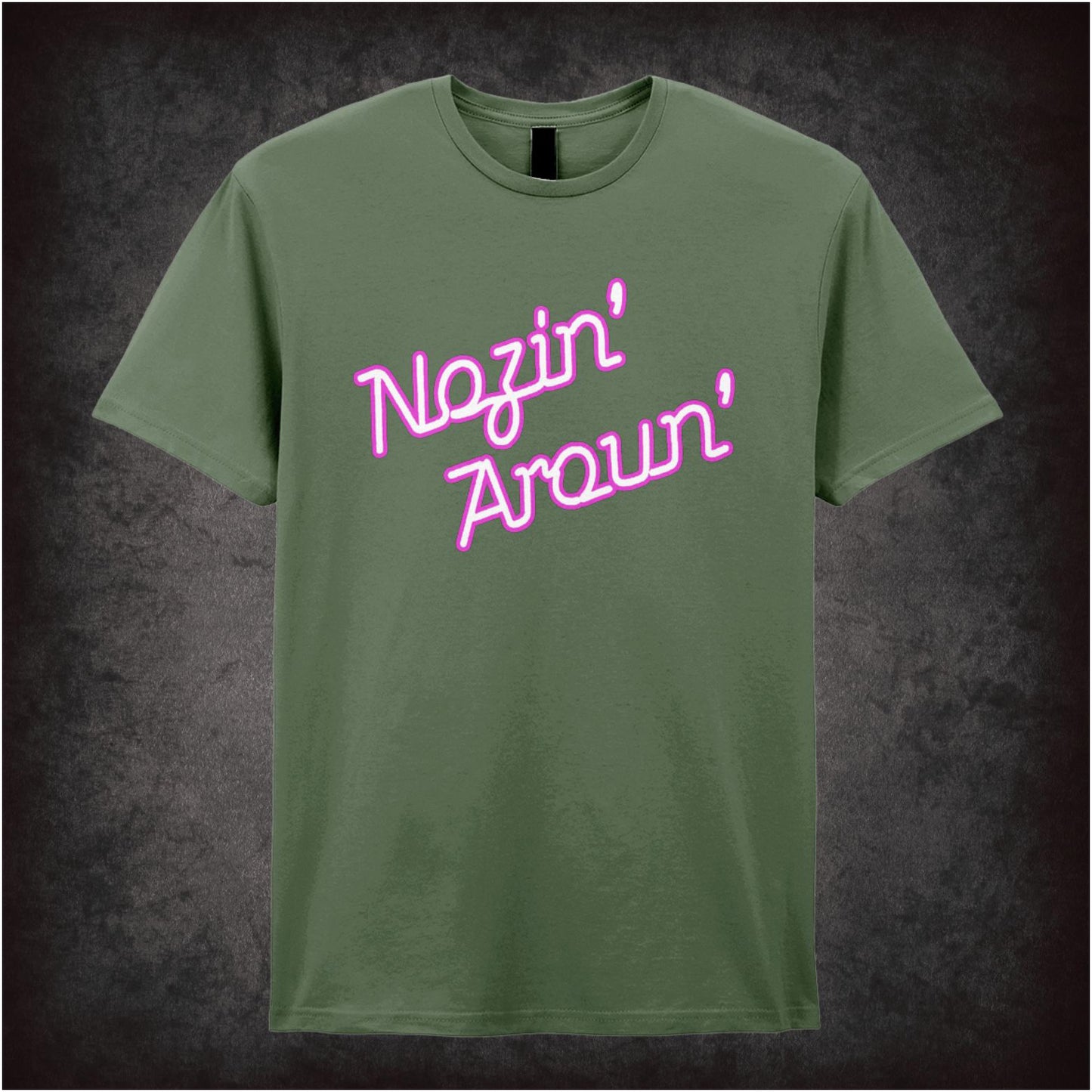 Nosin’ Aroun’ – Cult British Comedy Graphic T-Shirt