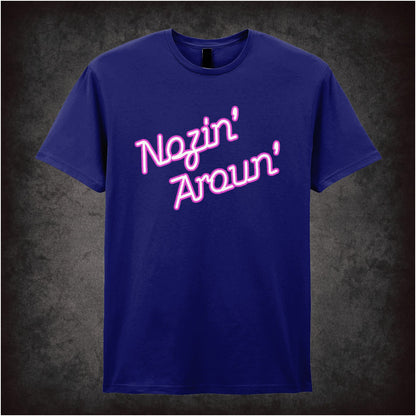 Nosin’ Aroun’ – Cult British Comedy Graphic T-Shirt
