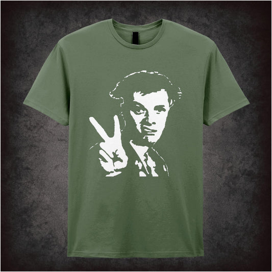 Rick peace sign T-shirt from The Young Ones