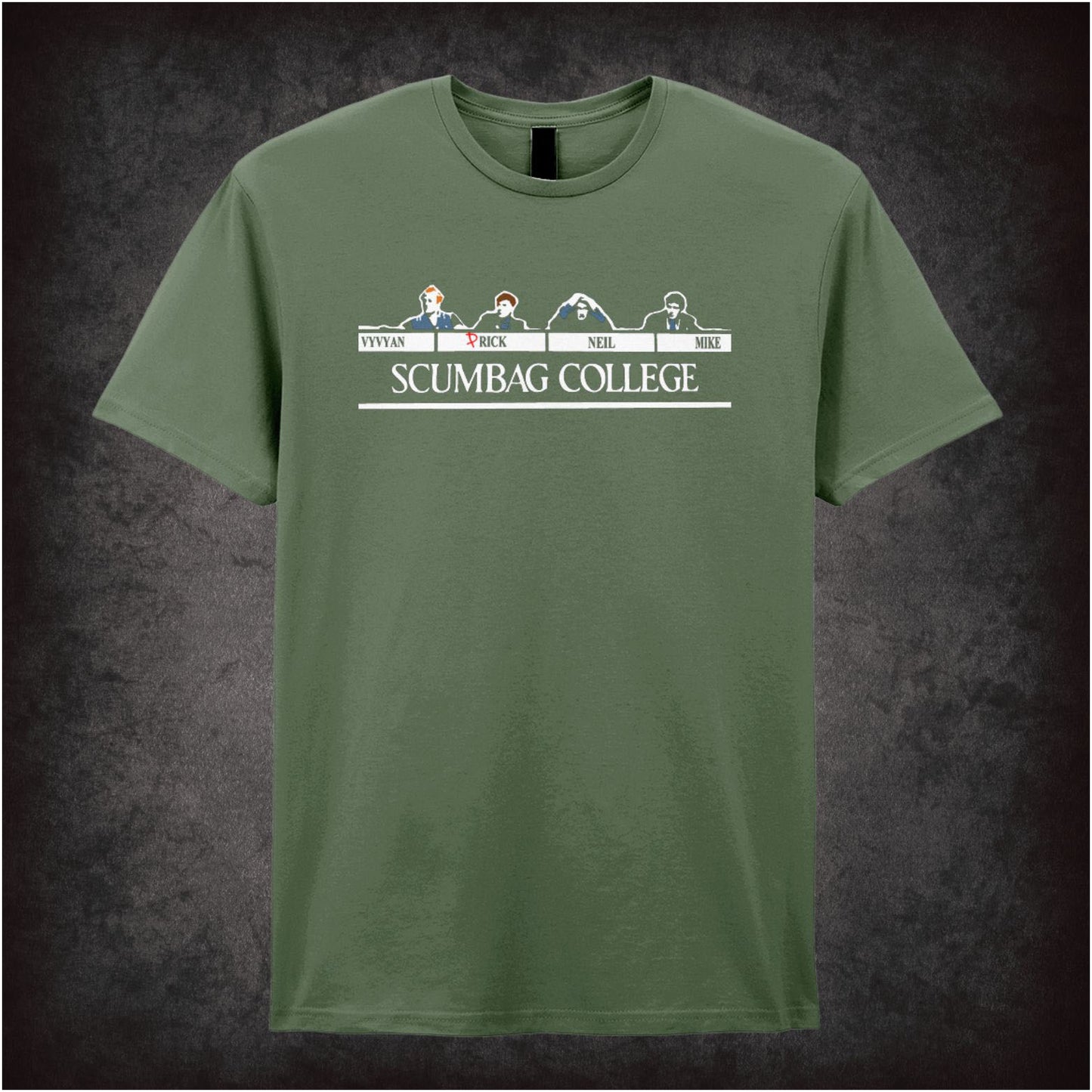 Scumbag College – Cult British Comedy Graphic T-Shirt