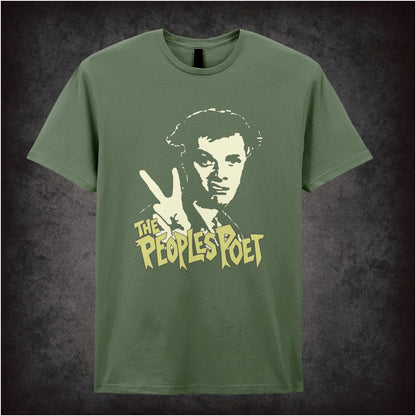 Rick “The Peoples Poet” T-shirt in military green from The Young Ones